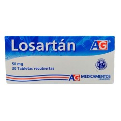 Losartán AG 30 Tabletas 50mg