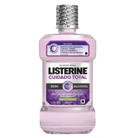 Enjuague Bucal Listerine Cuidado Total Menta Fresca 500ml