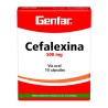 Cefalexina Genfar 10 Cápsulas 500mg