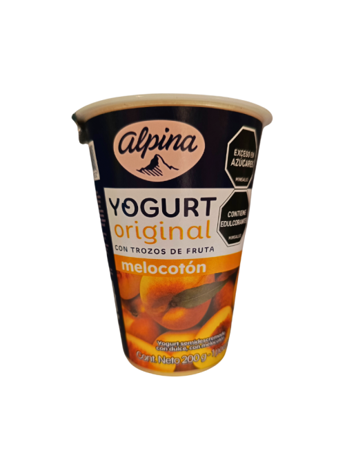 Yogurt Alpina melocotón x200g