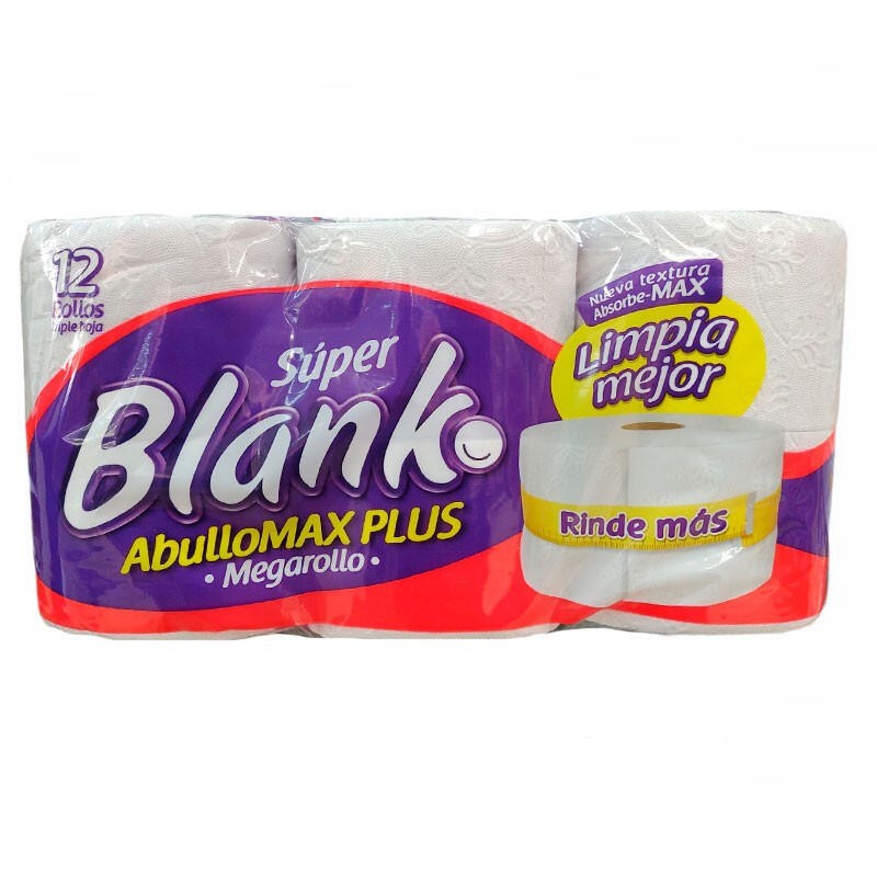 Papel Higiénico Súper Blanko 12 Und