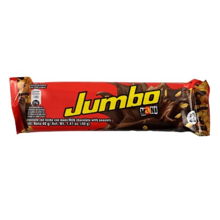 Chocolatina Jumbo Maní 40gr