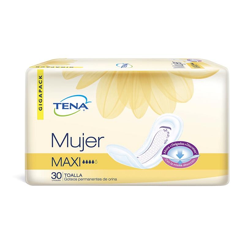 Toallas Tena Mujer Maxi 30 Und