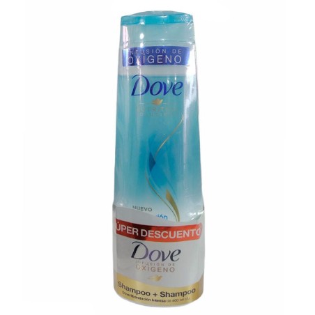 Shampoo Dove Hidratación Intensa 2 Und 400mL c/u