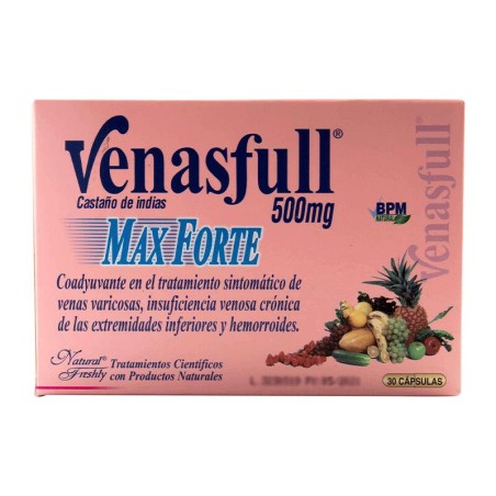 Venasfull Natural Freshly 30 Cápsulas 500mg