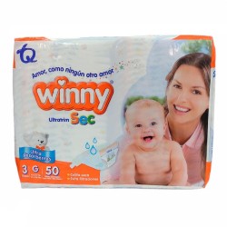 Pañales Winny Ultratrim Etapa 3 50 Und