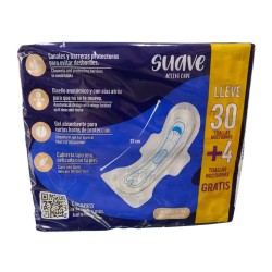 Toalla Suave Active Care Nocturna x 30 Und