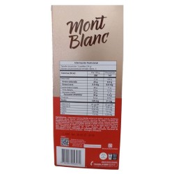 Chocolate Mont Blanc Trozos De Fresa 80gm