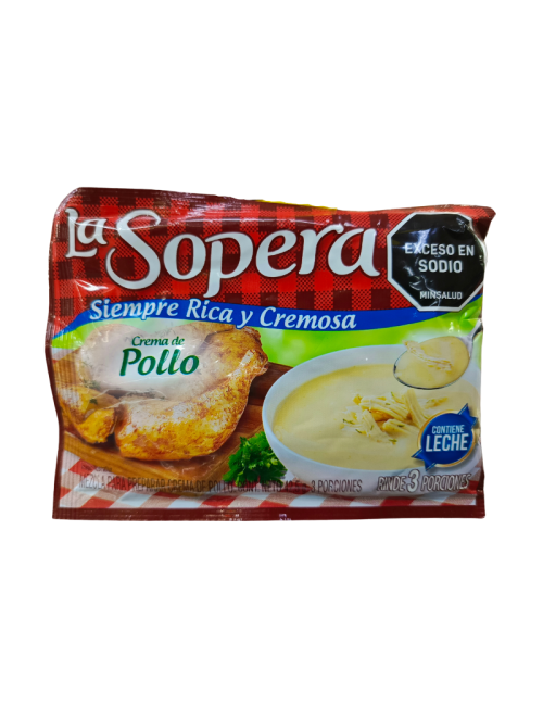 Crema De Pollo La Sopera 3P...