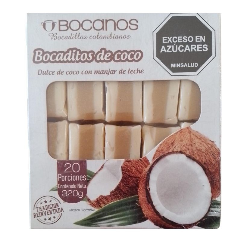 Bocaditos De Coco X20und X320Gr