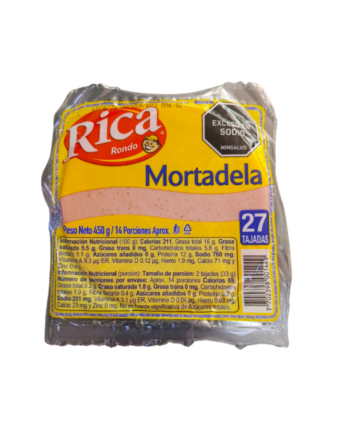 Mortadela Rica X27Tajadas...