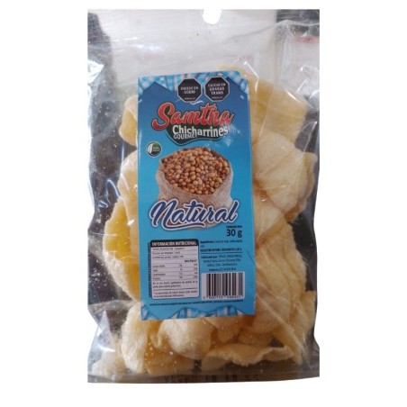 Chicharrón Gourmet Natural X30g Samtha