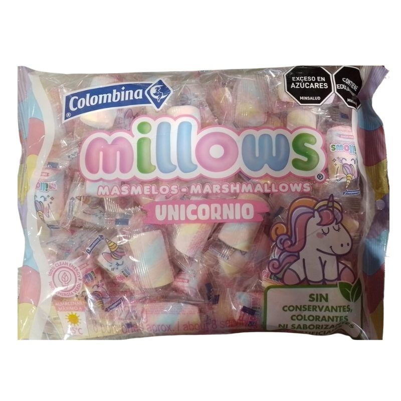 Masmelos Millows Unicornio X50und X225Gr