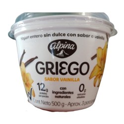 Yogurt Griego Vainilla Alpina X500Gr