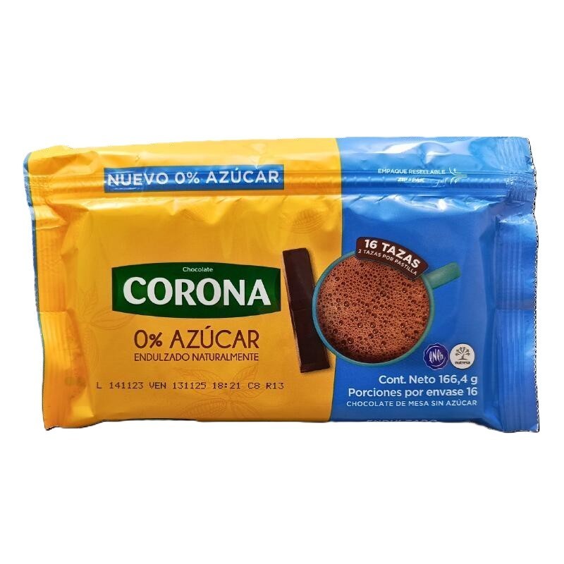 Chocolate Corona 0% Azúcar 166,4 gr