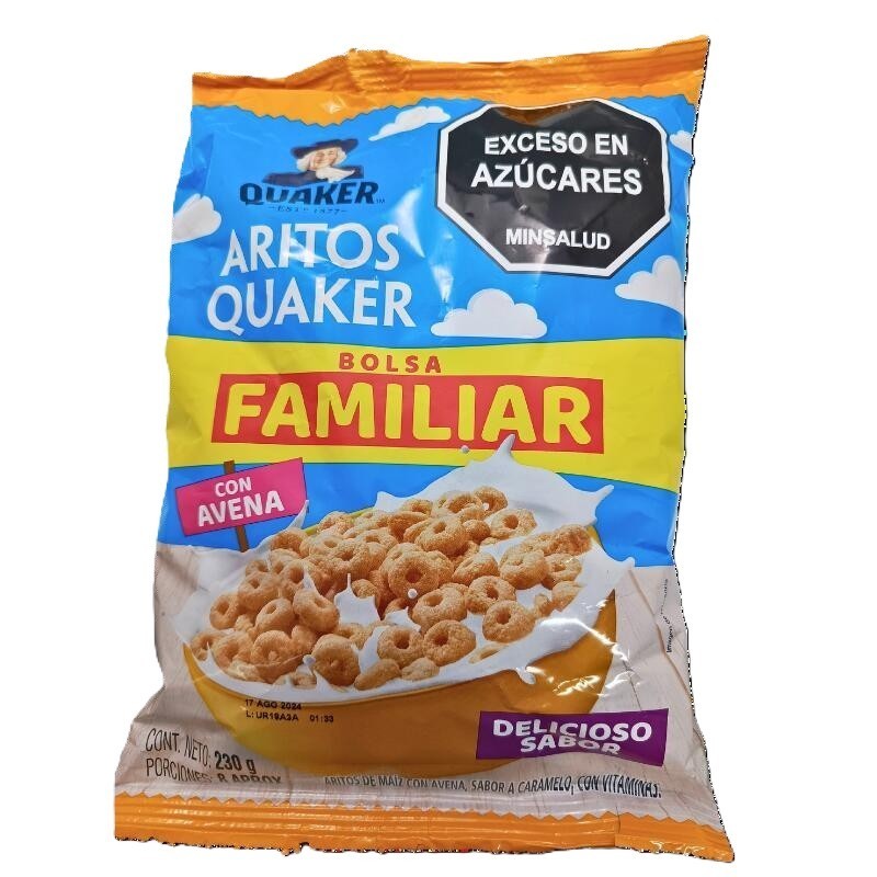 Ceral Quaker Aritos Con Avena 230 gr