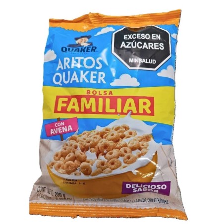 Ceral Quaker Aritos Con Avena 230 gr