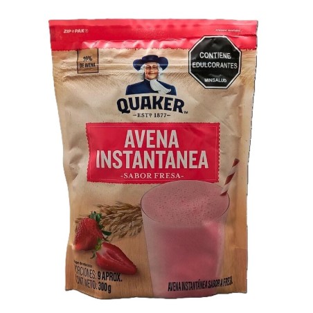 Avena Quaker Fresa Instantánea 300gr