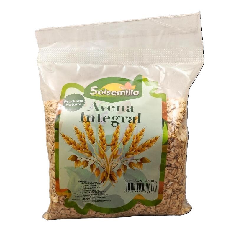 Avena Hojuelas Integral Solsemilla 500gr