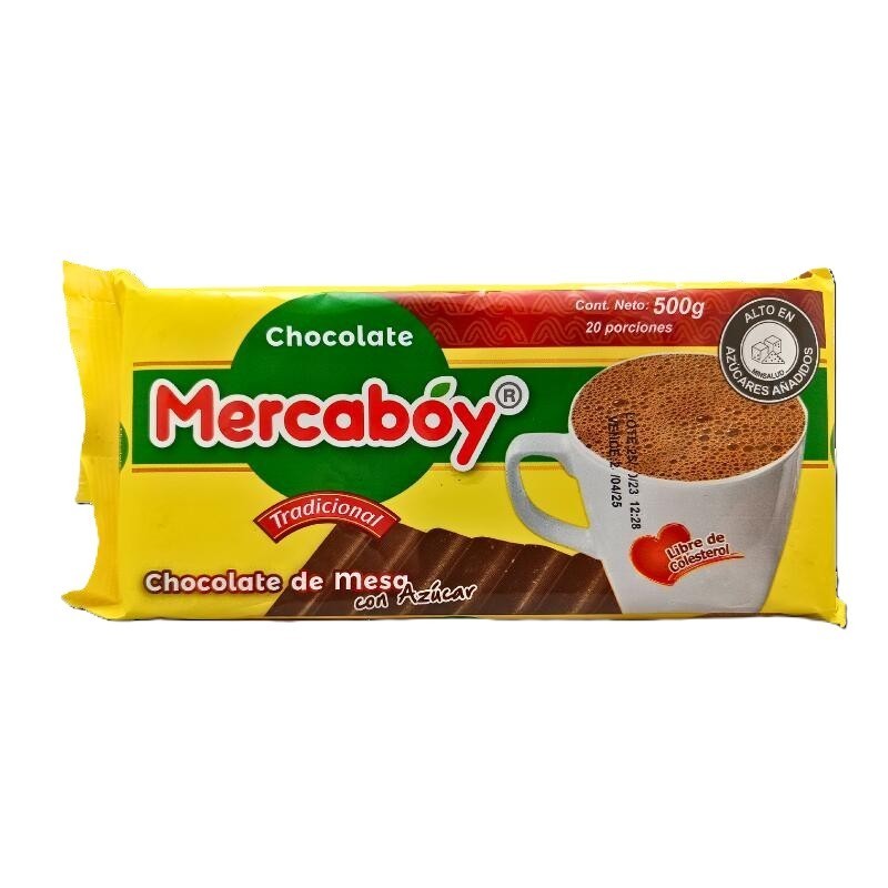 Chocolate Mercaboy Tradicional 500gr