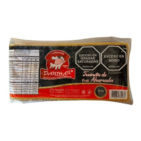 Tocineta De Cerdo Ahumada Danisan  X250gr