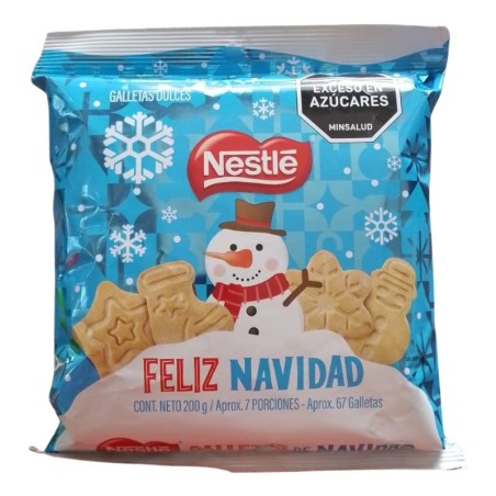 Galletas Feliz Navidad Nestlé X200Gr